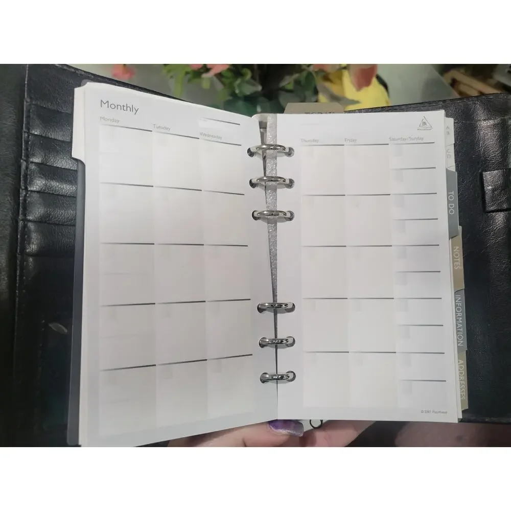 B6 SNAP AGENDA Planner NOTES CALCULATOR, PHONE #S important agency contacts ++